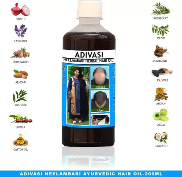 Adivasi Herbal Hair Oil * 100% Original * आदिवासी हेयर ऑयल Hair की समस्या से मिलेगी राहत